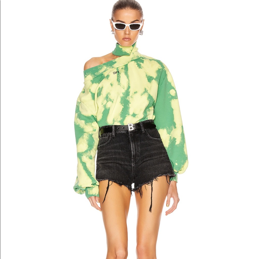 OFF WHITE TIE DYE SWEATSHIRT